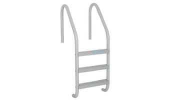 Saftron Economy 5-Step Ladder | .25" Thickness 1.90" OD | 24" W x 72" H | Grey | P-324-L5-G