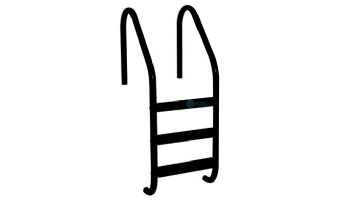 Saftron Economy 5-Step Ladder | .25" Thickness 1.90" OD | 24" W x 72" H | Black | P-324-L5-BK