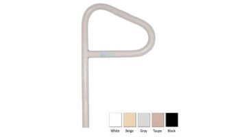 Saftron In Ground Spa Floor Handrail | .25" Thickness 1.90" OD | 18" W x 24" H | Taupe | SF-24-T