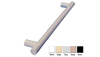 Saftron Towel and Grab bar .25" Thickness 1.90" OD | Single | Grey | SX-24-G