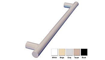 Saftron 2 Post Safety & Exercise Support Bar .25 Thickness 1.90" OD | Single | Beige | X-48-B