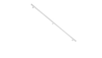 Saftron 3-Post Safety _ Exercise Support Bar | .25 Thickness 1.90_quot; OD | 5_quot; W x 60_quot; L | Single | White | X-60-W