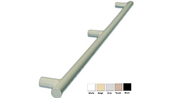 Saftron 3 Post Safety & Exercise Support Bar .25 Thickness 1.90" OD | Single | Grey | X-72-G