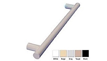 Saftron 2 Post Safety & Exercise Support Bar | 9" Lenght .25 Thickness 1.90" OD | Pair | Black | X-09-BK