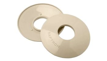 Saftron High Impact Vinyl Escutcheon | Pair | White | ESC-W