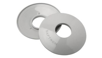 Saftron High Impact Vinyl Escutcheon | Pair | White | ESC-W