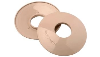 Saftron High Impact Vinyl Escutcheon | Pair | White | ESC-W