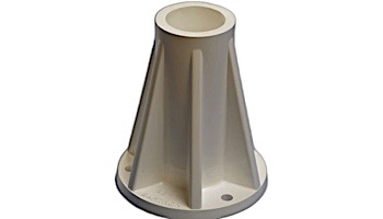 Saftron Surface Mounting Base 1.93"W ID x 6"H OD | Single | Taupe | SB-F-T