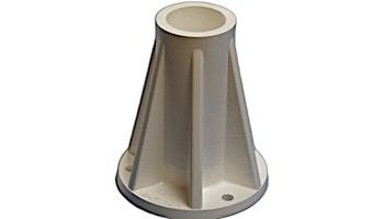 Saftron Surface Mounting Base 1.93_quot;W ID x 6_quot;H OD | Single | Beige | SB-F-B