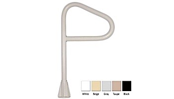 Saftron Spa Floor Rail .25" Thickness 1.90" OD | Single | Beige | SF-48-B