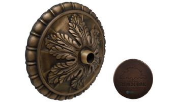 Black Oak Foundry Acanthus Leaf Emitter | Distressed Copper Finish | M220-DC | M235-DC