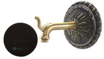 Black Oak Foundry Centurion Spout | Antique Brass / Bronze Finish | S35-AB