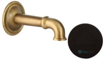 Black Oak Foundry Cortona Spout | Distressed Copper Finish | S27-DC