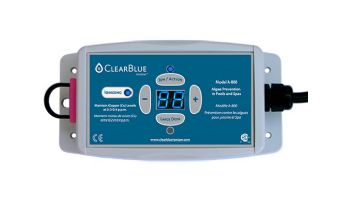 ClearBlue A-800 Ionizer for Pools and Spas | 120V/240V NEMA Plug | 25,000 Gallons | A-800NP