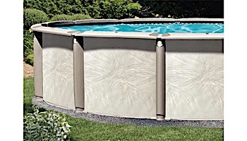 Azor 12' Round Above Ground Pool Sub-Assembly Only with Skimmer | 54" Wall | PAZOFAL-1254RRRRRRI10-TS