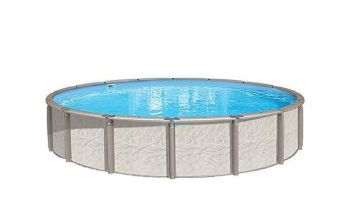 Azor 12' Round Above Ground Pool Sub-Assembly Only with Skimmer | 54" Wall | PAZOFAL-1254RRRRRRI10-TS