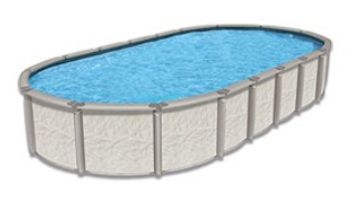 Azor 15' x 30' Oval Above Ground Pool Sub-Assembly Only | 54" Wall | PAZOFAL-YE153054RRRRRRI10-TS