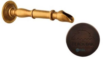 Black Oak Foundry Florentine Spout | Distressed Copper Finish | S24-DC
