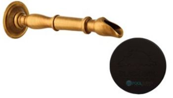 Black Oak Foundry Florentine Spout | Brushed Nickel Finish | S24-BN