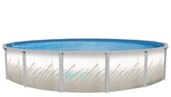 Pretium 12' Round Above Ground Pool - 52" Steel Wall Pool Assy with Widemouth Skimmer | PPREGLXDUN-1252SSSTSSFB0-WS