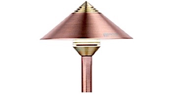 FX Luminaire QF 3 LED Pathlight | Bronze Metallic Finish | 12" Riser | QF-3LED-12R-BZ KIT
