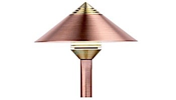 FX Luminaire QF 3 LED Path Light | Nickel Plate | 8" Riser | QF3LED8RNP KIT