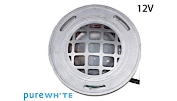 J&J Electronics PureWhite LED Underwater Fountain Luminaire | Guard Only No Base | 12V 10' Cord | LFF-S1L-12-WG-NB-10