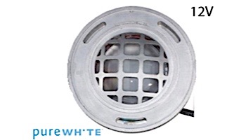 J&J Electronics PureWhite LED Underwater Fountain Luminaire | Guard Only No Base | 12V 10' Cord | LFF-S1W-12-WG-NB-10