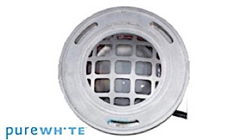 J&J Electronics PureWhite LED Underwater Fountain Luminaire | Base And Guard | 120V 10' Cord | LFF-S1W-120-WG-WB-10