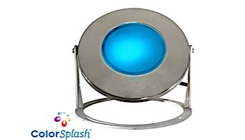 J&J Electronics ColorSplash LED Underwater Fountain Luminaire | Base Only No Guard | 120V 10' Cord | LFF-F1C-120-NG-WB-10