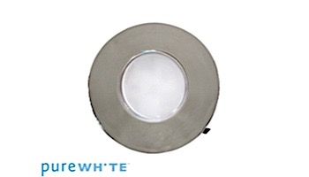 J&J Electronics PureWhite LED Underwater Fountain Luminaire | No Base No Guard | 120V 10' Cord | LFF-S1W-120-NG-NB-10