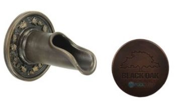 Black Oak Foundry Sonoma Scupper | Almost Black Finish | S51-BLK