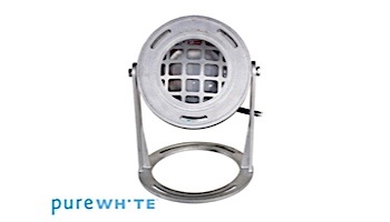 J_J Electronics PureWhite LED Underwater Fountain Luminaire | Base And Guard | 120V 50_#39; Cord | LFF-S1L-120-WG-WB-50