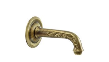 Black Oak Foundry Turin Spout | Brushed Pewter Finish | S34-BP