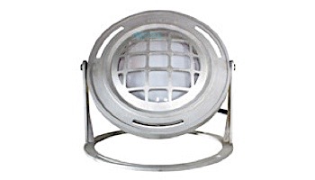 J_J Electronics PureWhite LED Underwater Fountain Luminaire | Base And Guard | 12V 10_#39; Cord | LFF-F1L-12-WG-WB-10