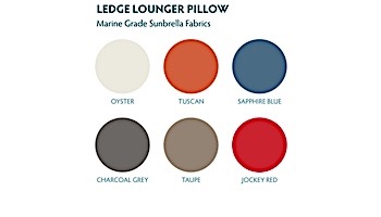 Ledge Lounger In-Pool Chaise | Red | LLC-R