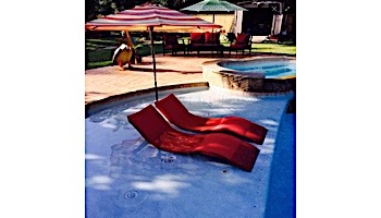 Ledge Lounger In-Pool Chaise | Red | LLC-R