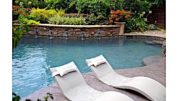 Ledge Lounger In-Pool Chaise Headrest Pillow | Sapphire Blue | LLP-STD-4641