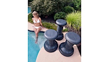ENVY Pool Products Pool Stool | Black Granite | ENV00307