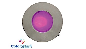 J&J Electronics ColorSplash LED Underwater Fountain Luminaire | No Base No Guard | 120V 50' Cord | LFF-F1C-120-NG-NB-50