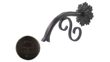 Black Oak Foundry Small Droop Spout with Bordeaux | Antique Pewter Finish | S401-AP | S421-AP