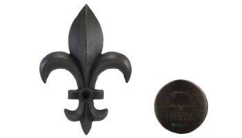 Black Oak Foundry Fleur de Lis Emitter | Antique Pewter Finish | M901-AP