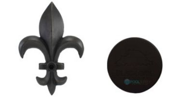 Black Oak Foundry Fleur de Lis Emitter | Antique Pewter Finish | M901-AP