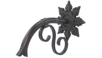 Black Oak Foundry Small Droop Spout with Normandy | Oil Rubbed Bronze Finish | S402-ORB | S422-ORB