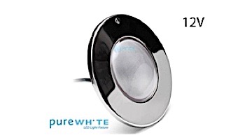 J_J Electronics PureWhite LED Pool Light SwimQuip Series | 12V Cool White Equivalent to 300W 50_#39; Cord | LPL-F1W-12-50-PSQ 21136