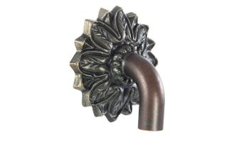 Black Oak Foundry Small Nikila Spout | Antique Brass / Bronze Finish | S80-A-AB