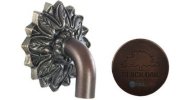 Black Oak Foundry Small Nikila Spout | Almost Black Finish | S80-A-BLK