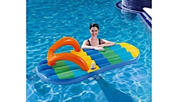 Blue Wave Beach Striped Flip Flop 71" Inflatable Pool Float | NT1773