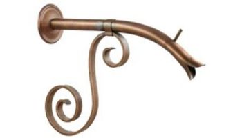 Black Oak Foundry Large Courtyard Spout with Florentine | Oil Rubbed Bronze Finish | S7624-ORB | S7664-ORB