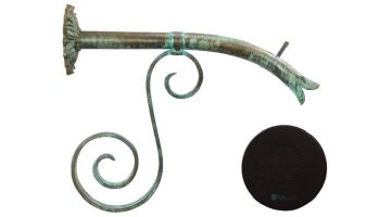 Black Oak Foundry Large Courtyard Spout with Large Nikila | Oil Rubbed Bronze Finish | S7681-ORB